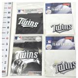 (4) Minnesota Twins Chrome Emblems