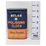 Atlas Wax Treated Polishing Cloth Tin