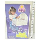 Badger Toys Wicker Doll Buggy NIB