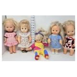 (5) Vinyl Baby Dolls