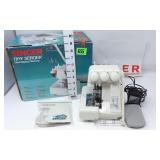 Singer Tiny Serger Overedging Machine w/Box