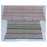 (2) Woven Rugs