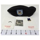 US Army Beret w/Army ROTC Pins & Patches