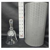 Swarovski Silver Crystal Bell w/Box