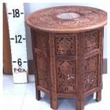 Wooden Folding Accent Table
