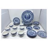 Liberty Blue Colonial Scenes -  8 Place Setting