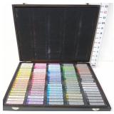 New Set of Colour Block Soft Pastels w/Wooden Case