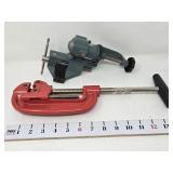 1/2"-2" Pipe Cutter & Table Vise Bench Clamp