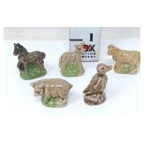 (5) Wade Whimsies Farmyard Animals
