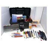 Art Bin with Drawing Supplies & Sealing Wax Kit