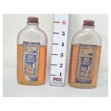 (2) Radiant Machine Oil Bottles