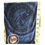 Minnesota Twins Baseball Club Plush Blanket