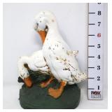John Wright Cast Iron Geese Doorstop