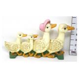 Cast Iron Duck Family Doorstop