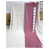 Queen Sized Bedspread & Raspberry Blanket