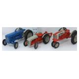 (3) 1/16 Ford Tractors - Fordson,901 Select Speed