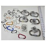 (5) Black Diamond Carabiners & Various Carabiners
