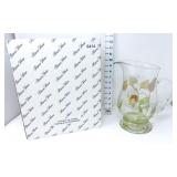 Princess House Hand Painted Crystal Pitcher