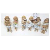 (6) Precious Cherub Figurines