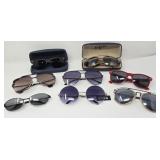 (8) Designer Sunglasses (One is Iowa State)