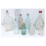 Assortment of  Glass Bottles
