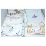 (6) Embroidered Table Runners