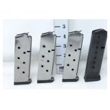 (3) KimPro Tac- Mac 45 ACP & (1) 45 ACP Magazines