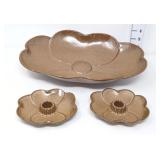 Frankoma Plainsman Brown 200 (1) & 300 (2)