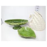 Haeger, Calif. Pottery & Swan Planters
