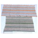 (2) Woven Rugs
