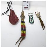 1996 "Pretty Redwing" Necklace & Keychains