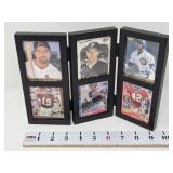 (5) Trading Cards in Frame ( Four are Signed)