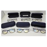 (6)GammaRay Optics 2.5 Reading Glasses Yellow Lens