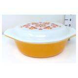 Pyrex Friendship Pattern Covered Casserole Dish