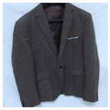 Coofandy Mottled Brown Polyester Suit Jacket - XL