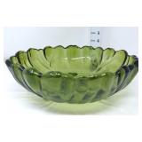 Green Footed Serving Bowl