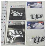 (4) Minnesota Twins Chrome Emblems