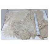 Variety Of Doilies - Some Discoloration