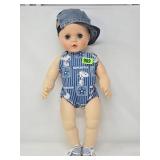 22" Vinyl Boy Doll w/Snoopy Outfit