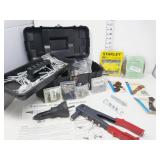 Riveter, Adapter & Leatherwork Crafts w/Toolbox