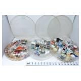 (3) Containers w/ Various Thread