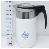 Corning Ware Blue Cornflower 10 Cup Percolator