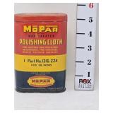 MoPar Wax Treated Polishing Cloth Tin