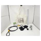 Bike Bag, Trailer Hitch Lock, Cable, Cervical