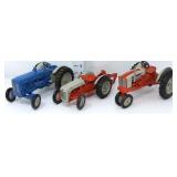 (3) 1/16 Ford Tractors - Fordson,901 Select Speed