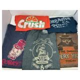 (5) Menï¿½s Short Sleeve Graphic Tees - 2X &3XL