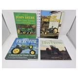 (4) John Deere & Tractor Books