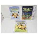 (3) John Deere Johnny Tractor and Friends Books