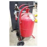 10 Gallon Sandblaster On Cart