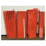 Orange Snow Fence - 4 Sections